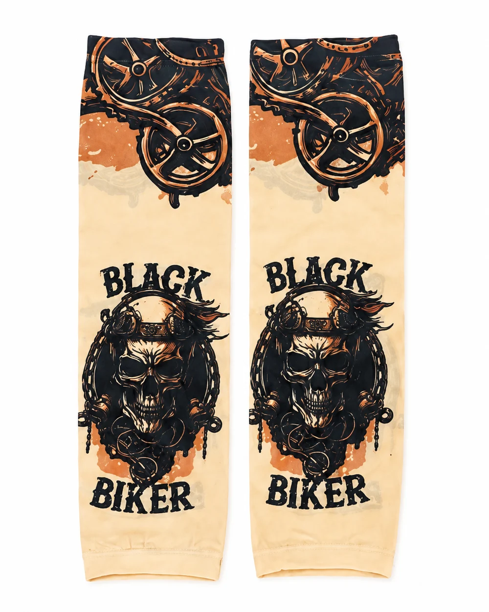 Black Biker giyilebilir dövme modeli